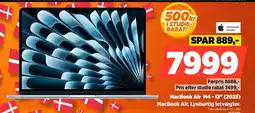 Power MacBook Air M4-13" (2025) MacBook Air. Lynhurtig letvægter. tilbud