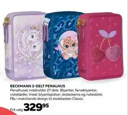 Bog & idé BECKMANN 3-DELT PENALHUS, DKK 329.95 tilbud