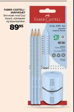 Bog & idé FABER-CASTELL SKRIVESÆT, DKK 89.95 tilbud