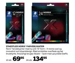 Bog & idé STAEDTLER NORIX FARVEBLYANTER tilbud