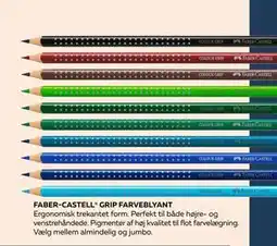 Bog & idé FABER-CASTELL GRIP FARVEBLYANT, DKK 50 tilbud