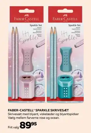 Bog & idé SPARKLE SKRIVESÆT, DKK 89.95 tilbud