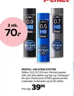 Bog & idé PENTEL AIN STEIN STIFTER, DKK 39.95 tilbud
