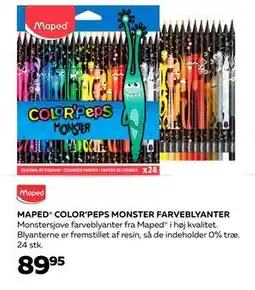 Bog & idé MAPED COLOR'PEPS MONSTER FARVEBLYANTER, DKK 89.95 tilbud