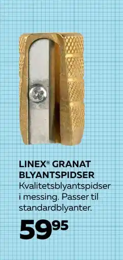 Bog & idé GRANAT BLYANTSPIDSER, DKK 59.95 tilbud