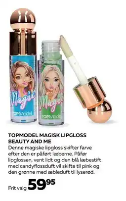 Bog & idé TOPMODEL MAGISK LIPGLOSS BEAUTY AND ME, DKK 59.95 tilbud