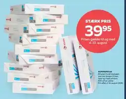 Bog & idé KOPIPAPIR A4, DKK 39.95 tilbud