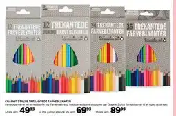Bog & idé GRAPHIT STYLUS TREKANTEDE FARVEBLYANTER tilbud