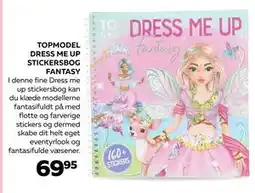 Bog & idé TOPMODEL DRESS ME UP STICKERSBOG FANTASY, DKK 69.95 tilbud