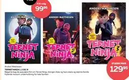Bog & idé TERNET NINJA 1, 2 OG 3! tilbud