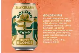 MENY GOLDEN IRIS, DKK 100 tilbud