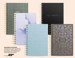Bog & idé NOTESBOG A5 M/SPIRAL, DKK 49.95 tilbud