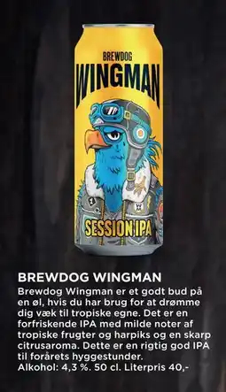 MENY BREWDOG WINGMAN, DKK 100 tilbud