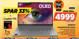 Power LENOVO IdeaPad 5 Fantastisk OLED-skærm tilbud