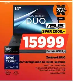 Power ASUS Zenbook duo tilbud
