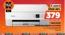 Power CANON Inkjet-printer Udskrivning, kopiering og scanning tilbud