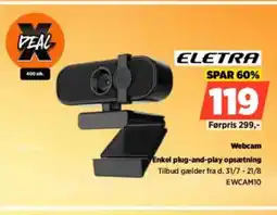 Power ELETRA Webcam tilbud