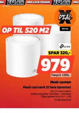 Power TP-LINK Mesh-netværk til hele hjemmet tilbud