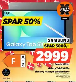 Power SAMSUNG Galaxy Tab S1CSPAR 3000,- Slank og letvægts problemløser tilbud