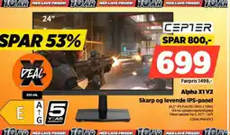 Power CEPTER Alpha X1 V2 Skarp og levende IPS-panel tilbud