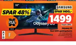 Power SAMSUNG Odyssey G5 Buet QHD-gamingskærm tilbud
