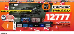 Power THOMSON 100" 4K UHD Google TV tilbud