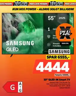 Power SAMSUNG 55" QLED 4K Smart TV tilbud