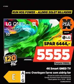 Power LG 4K Smart QNED TV tilbud