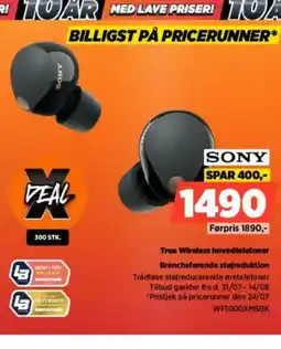 Power SONY True Wireless hovedtelefoner tilbud