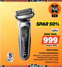 Power BRAUN Barbermaskine tilbud