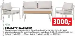 jem & fix SOFASÆT PHILADELPHIA, DKK 3000 tilbud