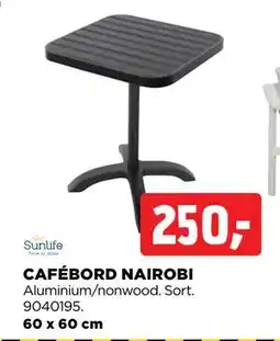jem & fix CAFÉBORD NAIROBI, DKK 250 tilbud