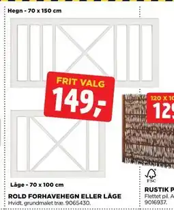 jem & fix ROLD FORHAVEHEGN ELLER LÅGE, DKK 149 tilbud