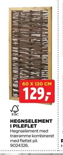 jem & fix HEGNSELEMENT I PILEFLET, DKK 129 tilbud