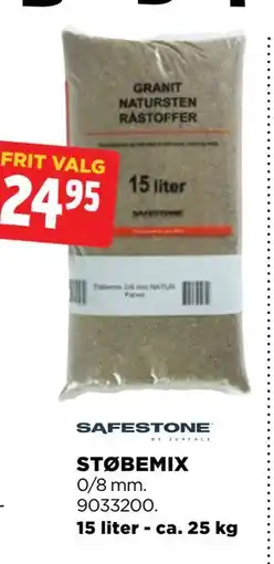 jem & fix STØBEMIX, DKK 24.95 tilbud