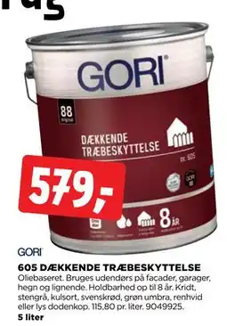 jem & fix 605 DÆKKENDE TRÆBESKYTTELSE, DKK 579 tilbud