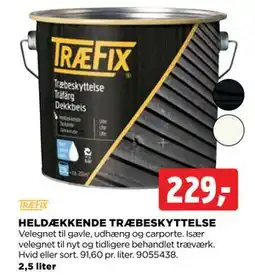 jem & fix HELDÆKKENDE TRÆBESKYTTELSE, DKK 229 tilbud