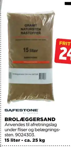 jem & fix BROLÆGGERSAND, DKK 24.95 tilbud