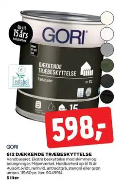 jem & fix 612 DÆKKENDE TRÆBESKYTTELSE, DKK 598 tilbud