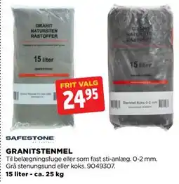 jem & fix GRANITSTENMEL, DKK 24.95 tilbud
