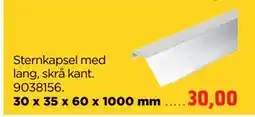 jem & fix Sternkapsel med lang, skrå kant, DKK 30 tilbud