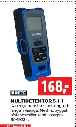 jem & fix MULTIDETEKTOR 5-I-1, DKK 168 tilbud