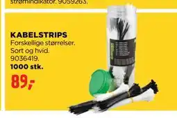 jem & fix KABELSTRIPS, DKK 89 tilbud