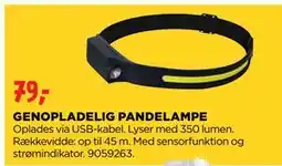 jem & fix GENOPLADELIG PANDELAMPE, DKK 79 tilbud