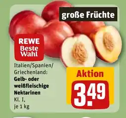 REWE DE Gelb- oder weißfleischige nektarinen tilbud