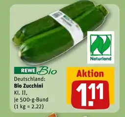 REWE DE Bio zucchini tilbud