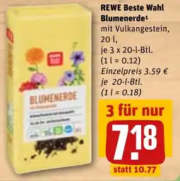 REWE DE Rewe beste wahl blumenerde tilbud