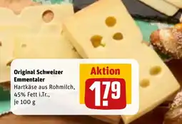 REWE DE Original schweizer emmentaler tilbud