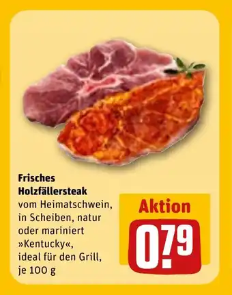 REWE DE Frisches holzfällersteak tilbud