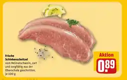 REWE DE Frische schinkenschnitzel tilbud